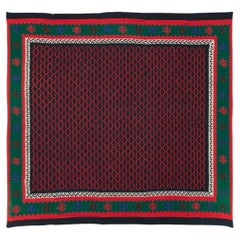 Galerie Shabab Collection Mid-20th Century Turkey Flatweave Kilim Square Carpet