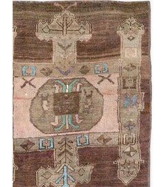 Galerie Shabab Collection Mitte des 20. Jahrhunderts Türkischer Anatolischer Akzentteppich