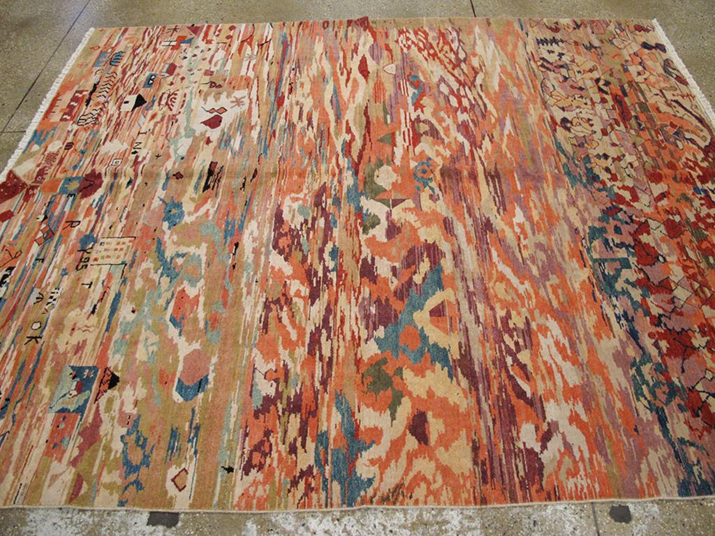 Colección Galerie Shabab Alfombra de acento de Anatolia turca de mediados del siglo XX en Excelente estado para la venta en New York, NY