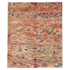 Colección Galerie Shabab Alfombra de acento de Anatolia turca de mediados del siglo XX