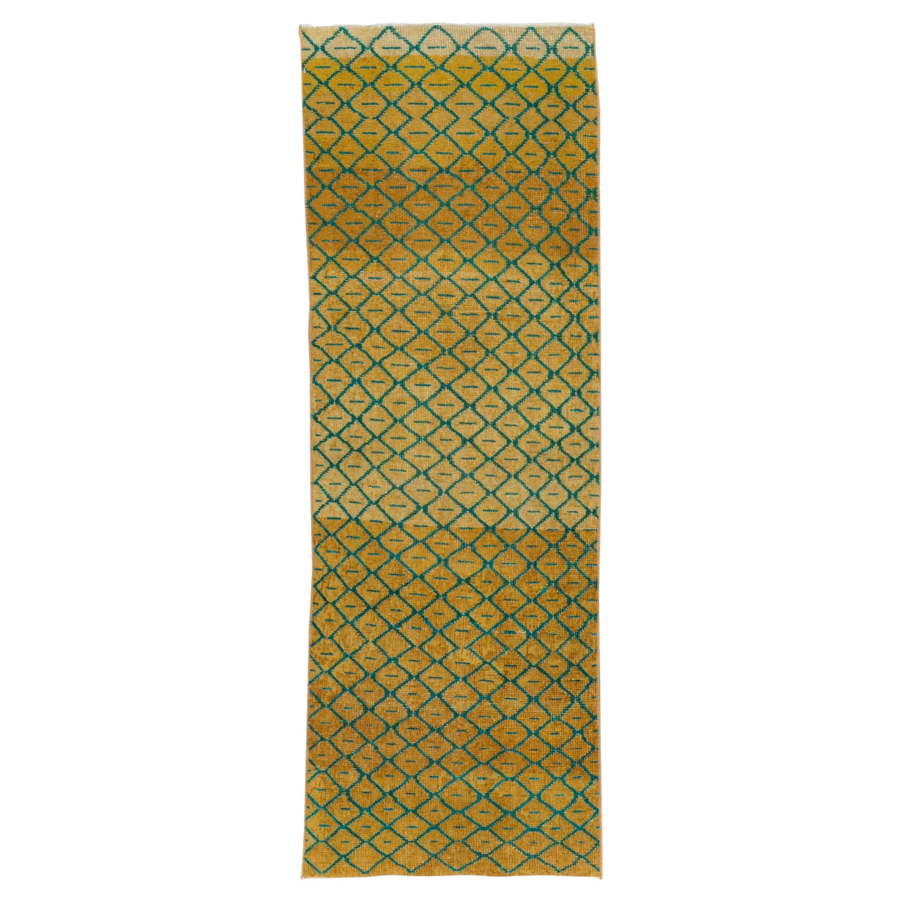 Galerie Shabab Collection Mid-20th Century Turkish Anatolian Art Deco Runner