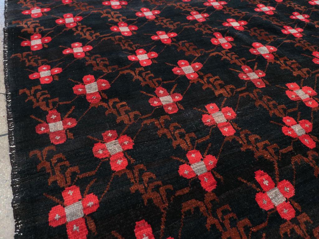Rustic Galerie Shabab Collection Mid-20th Century Turkish Anatolian Carpet For Sale