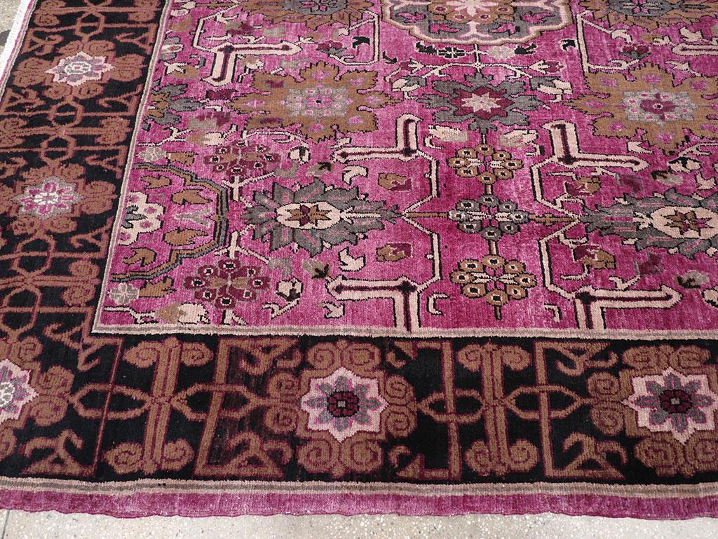 Galerie Shabab Collection Mid-20th Century Turkish Anatolian Carpet In Excellent Condition For Sale In New York, NY