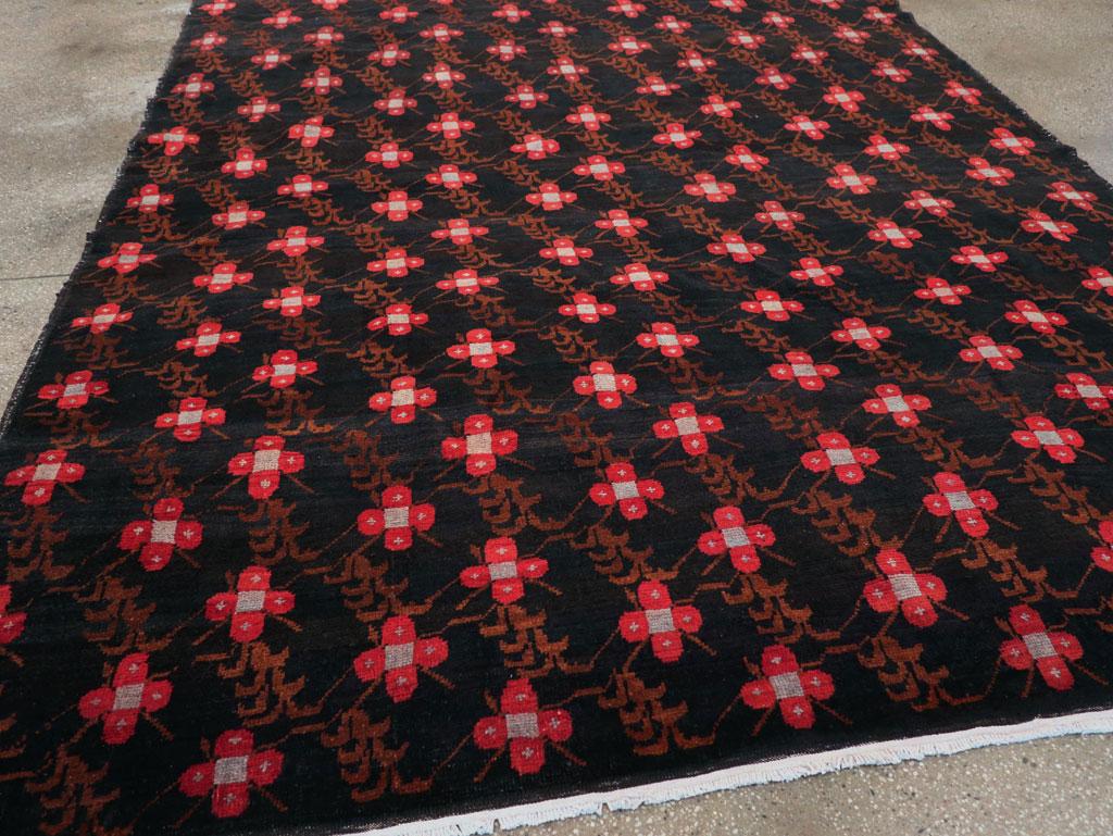 Wool Galerie Shabab Collection Mid-20th Century Turkish Anatolian Carpet For Sale