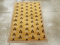 Galerie Shabab Collection Mid-20th Century Turkish Anatolian Deco Throw Rug