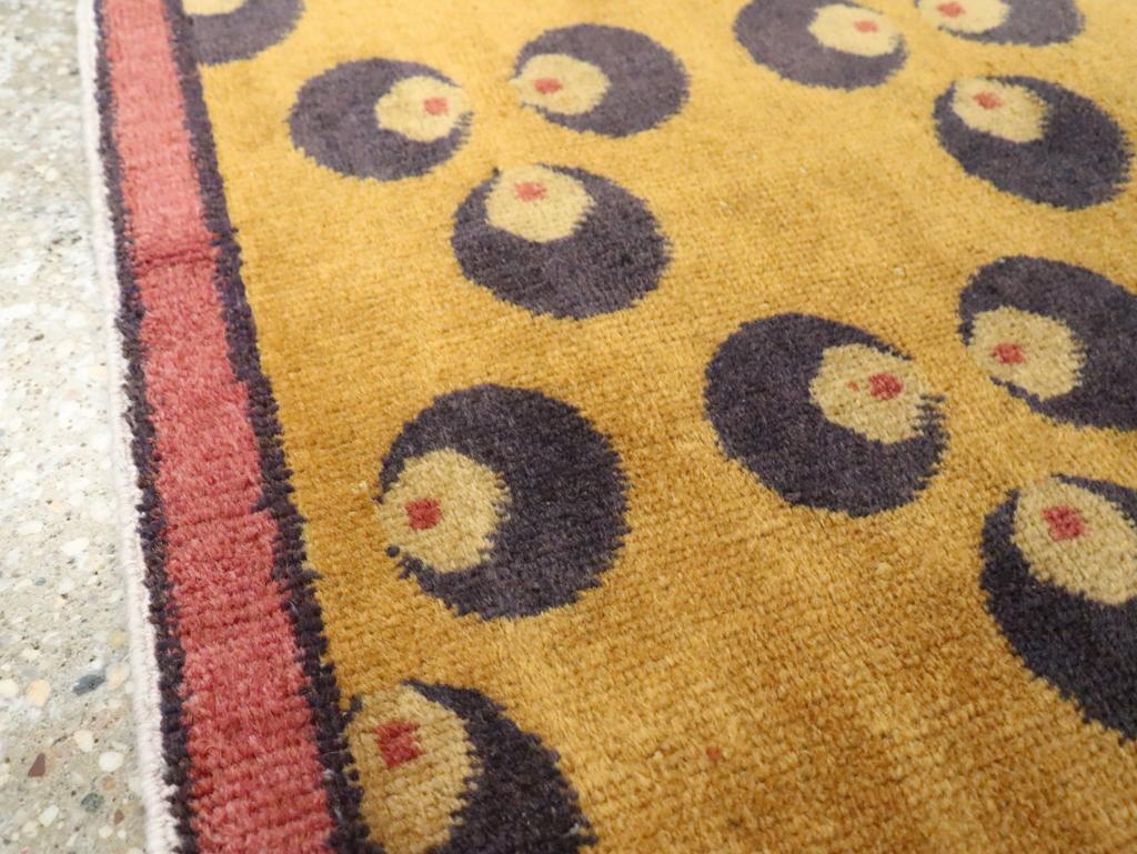 Art déco Collection Shabab Collection du milieu du 20e siècle Turque Anatolienne Déco Tapis de sol en vente