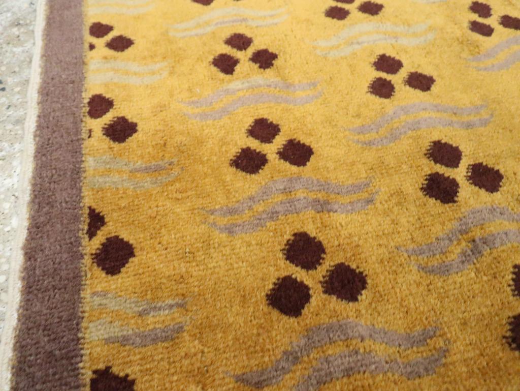 Art déco Collection Shabab Collection du milieu du 20e siècle Turque Anatolienne Déco Tapis de sol en vente