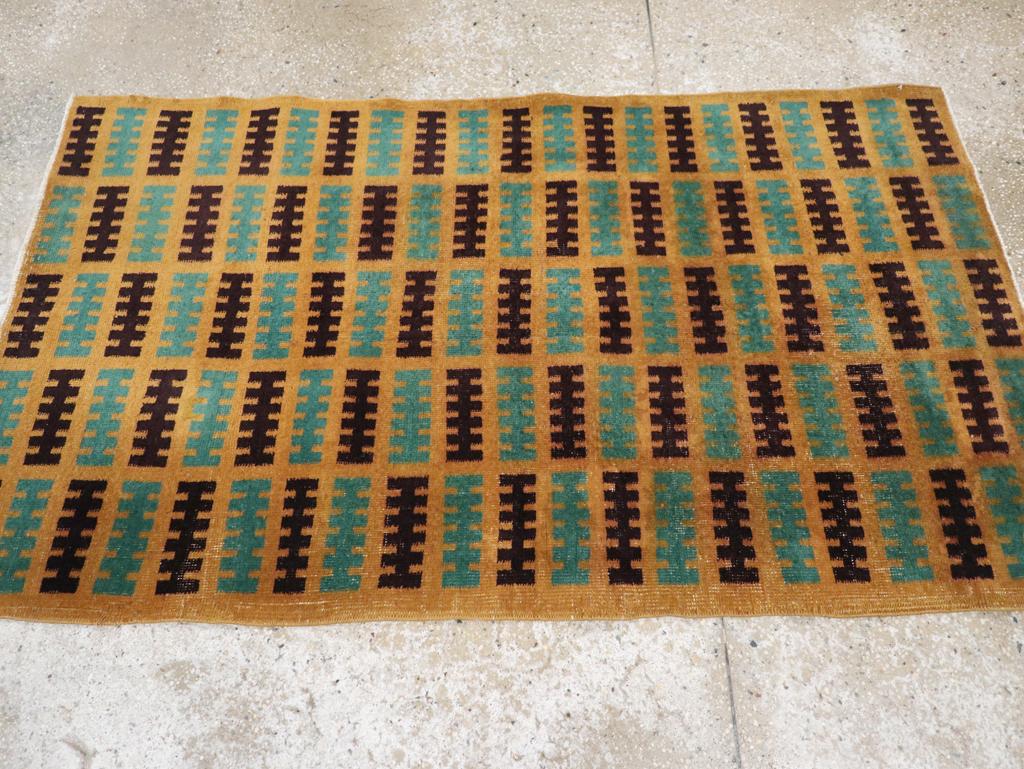 Colección Galerie Shabab Alfombra Anatolia Turca Deco de mediados del siglo XX Turco en venta