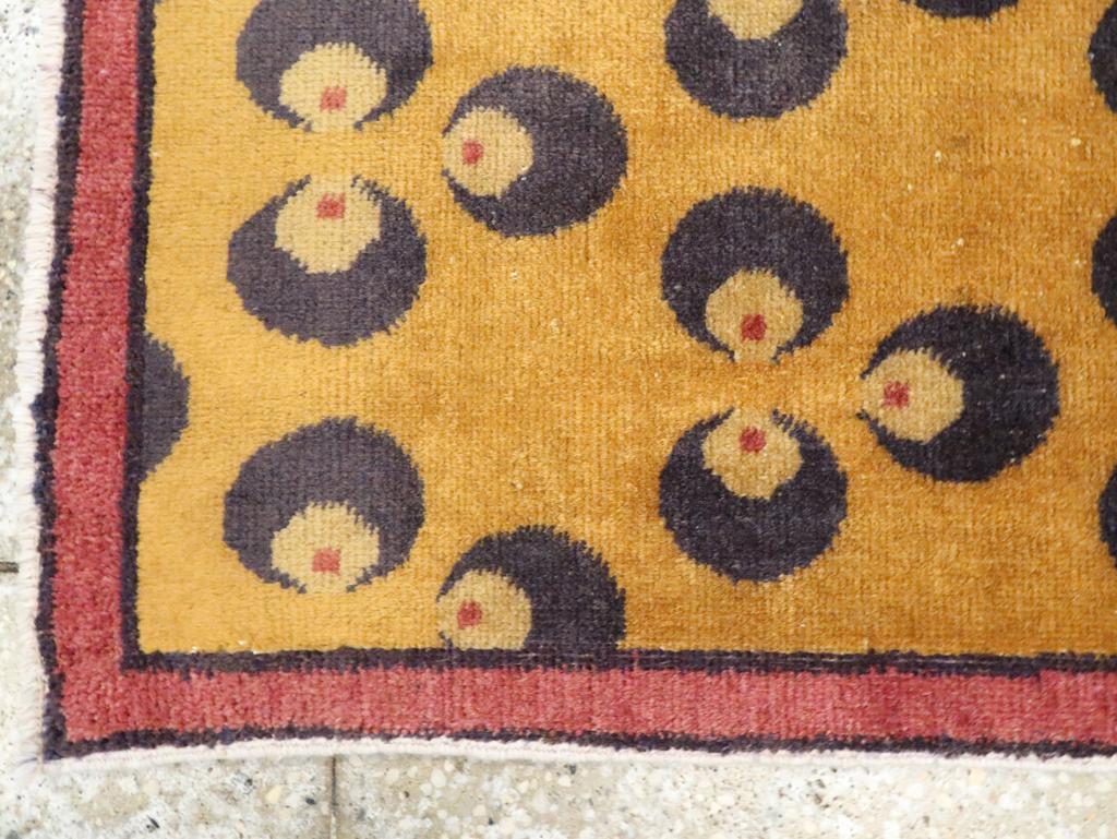 Noué à la main Collection Shabab Collection du milieu du 20e siècle Turque Anatolienne Déco Tapis de sol en vente