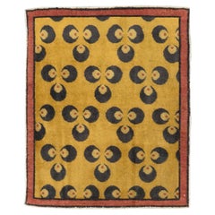 Galerie Shabab Collection Mid-20th Century Turkish Anatolian Deco Throw Rug