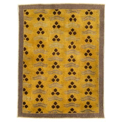 Galerie Shabab Collection Mid-20th Century Turkish Anatolian Deco Throw Rug