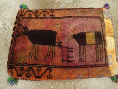 Collection Shabab, tapis pictural turc d'Anatolie du milieu du 20e siècle