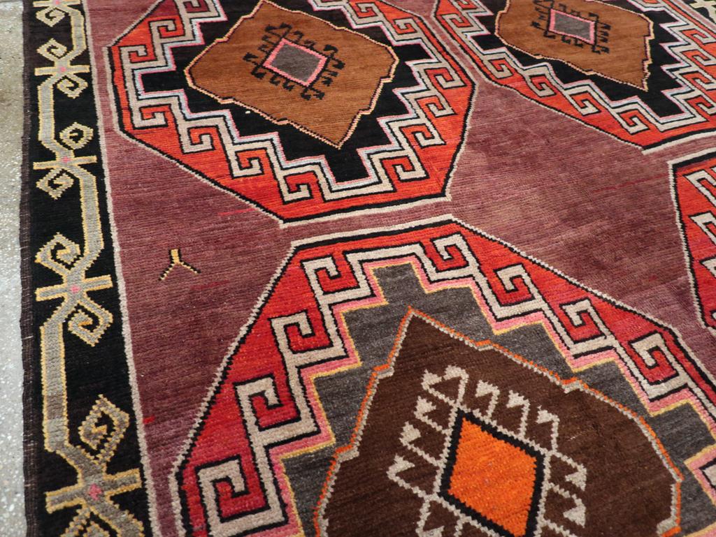 Tribal Galerie Shabab Collection Mid-20th Century Turkish Anatolian Room Size Carpet For Sale