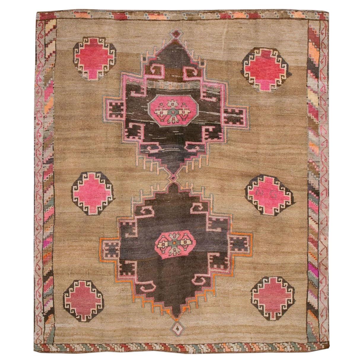 Galerie Shabab Collection Mid-20th Century Turkish Anatolian Room Size Carpet