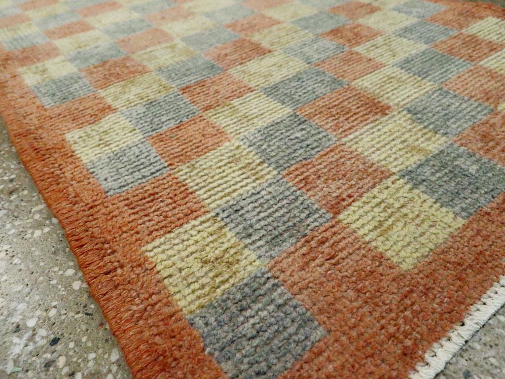 Wool Galerie Shabab Collection Mid-20th Century Turkish Anatolian Rug For Sale