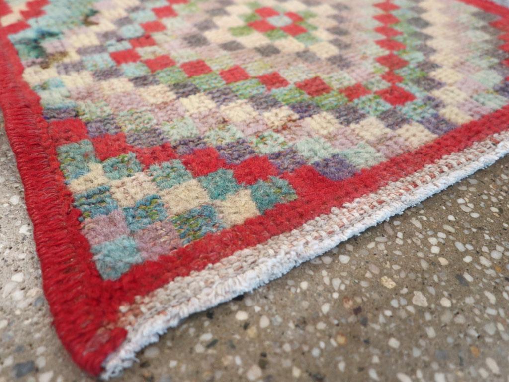 Wool Galerie Shabab Collection Mid-20th Century Turkish Anatolian Rug For Sale