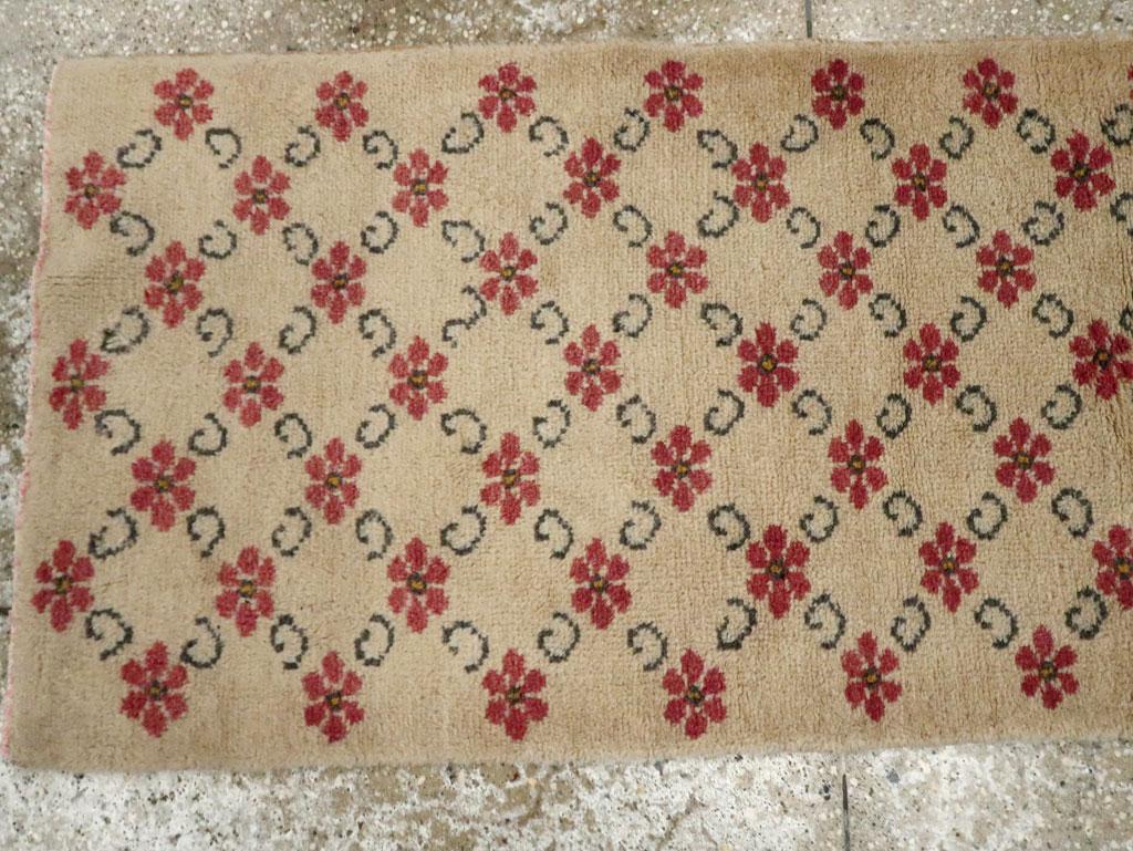Galerie Shabab Collection Mid-20th Century Turkish Anatolian Runner In Excellent Condition For Sale In New York, NY