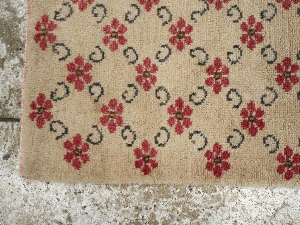 Wool Galerie Shabab Collection Mid-20th Century Turkish Anatolian Runner For Sale