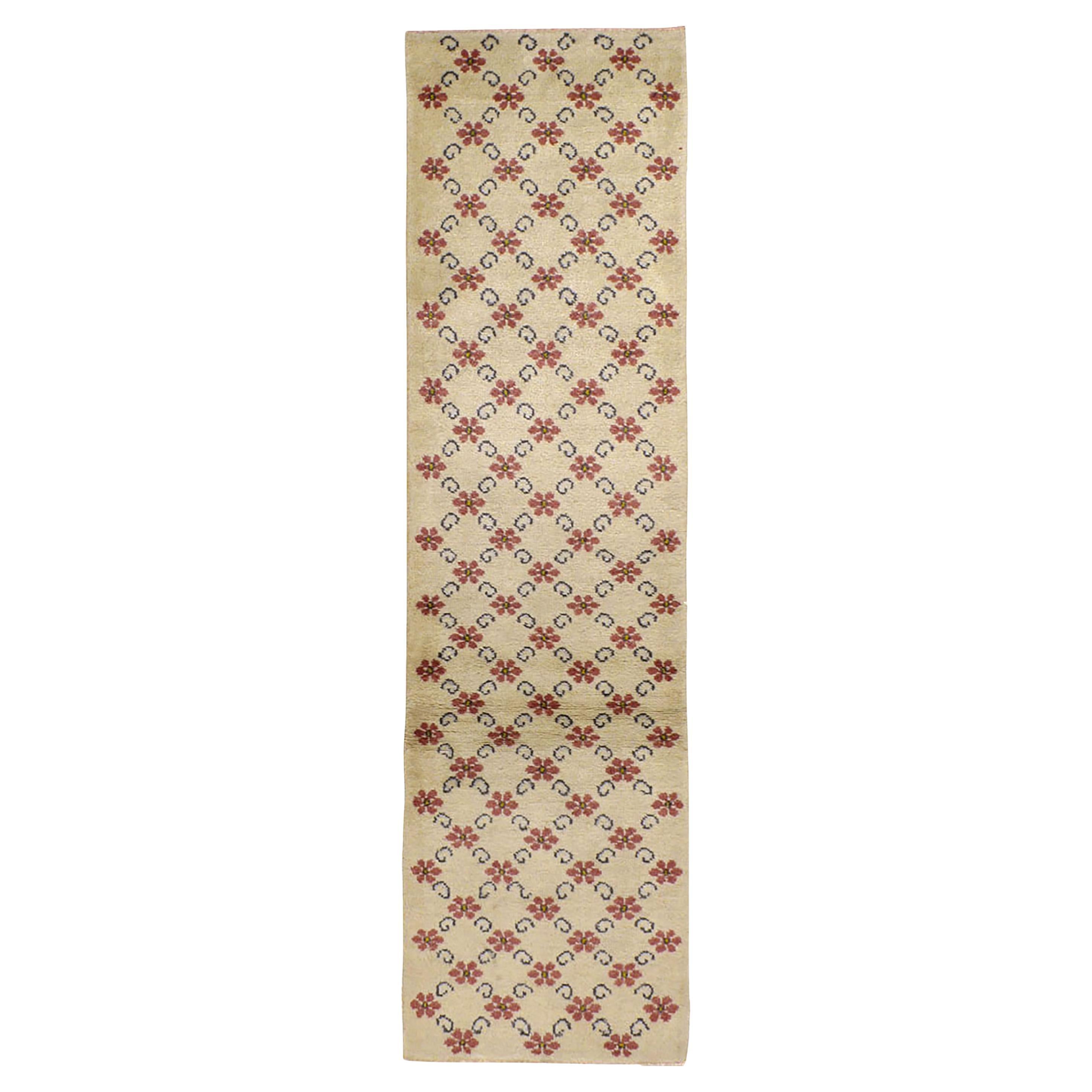 Galerie Shabab Collection Mid-20th Century Turkish Anatolian Runner For Sale