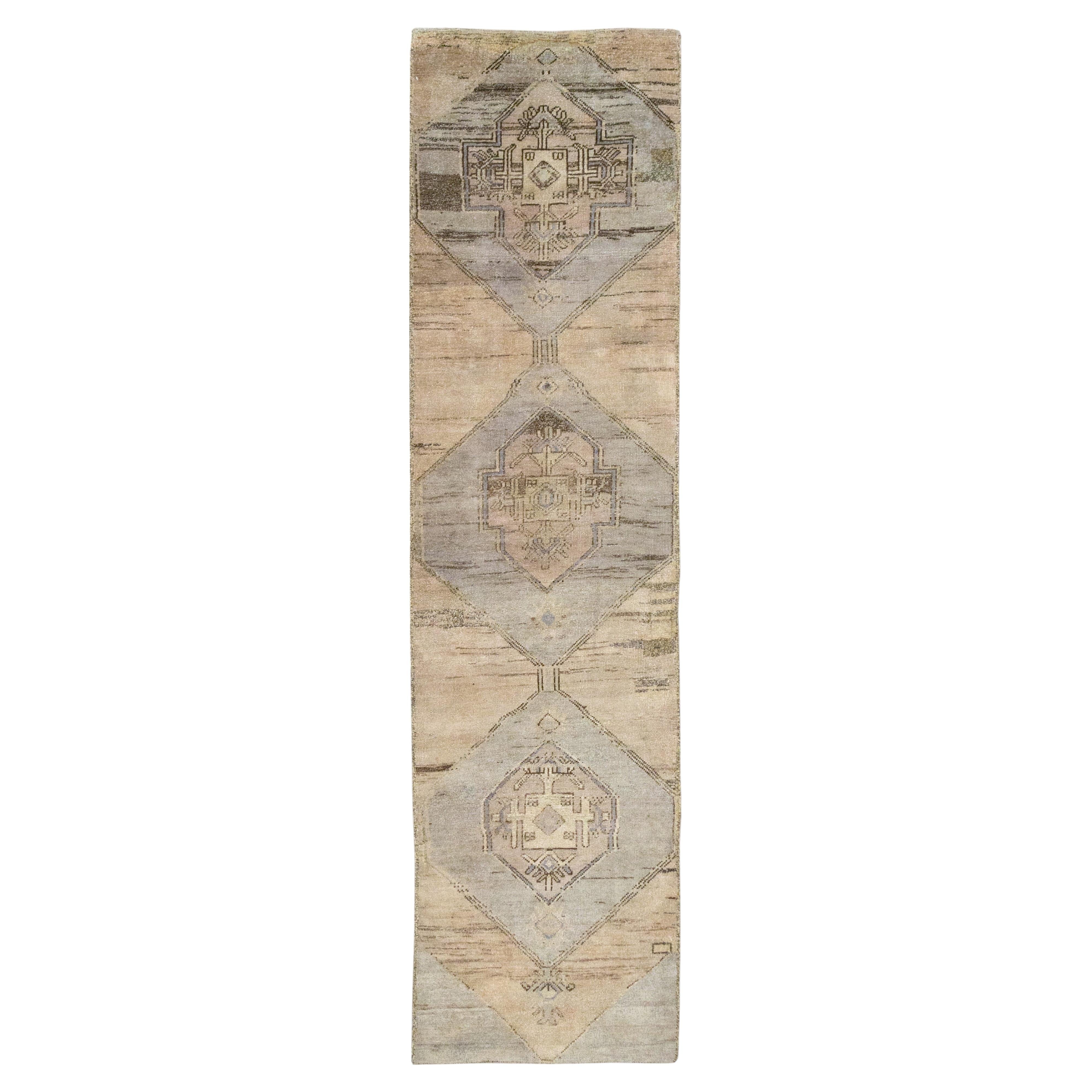 Galerie Shabab Collection Mid-20th Century Turkish Anatolian Runner For Sale
