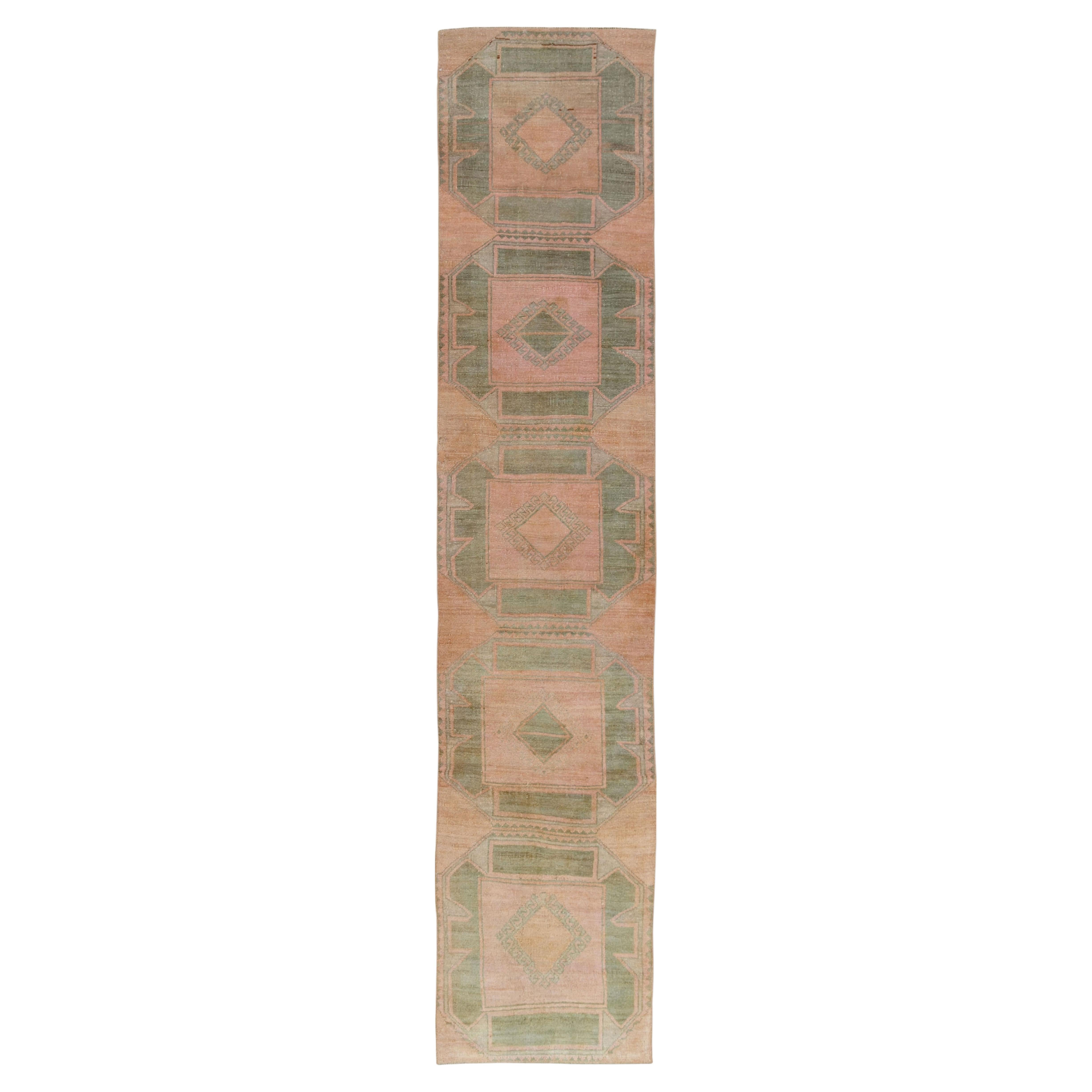 Galerie Shabab Collection Mid-20th Century Turkish Anatolian Runner For Sale