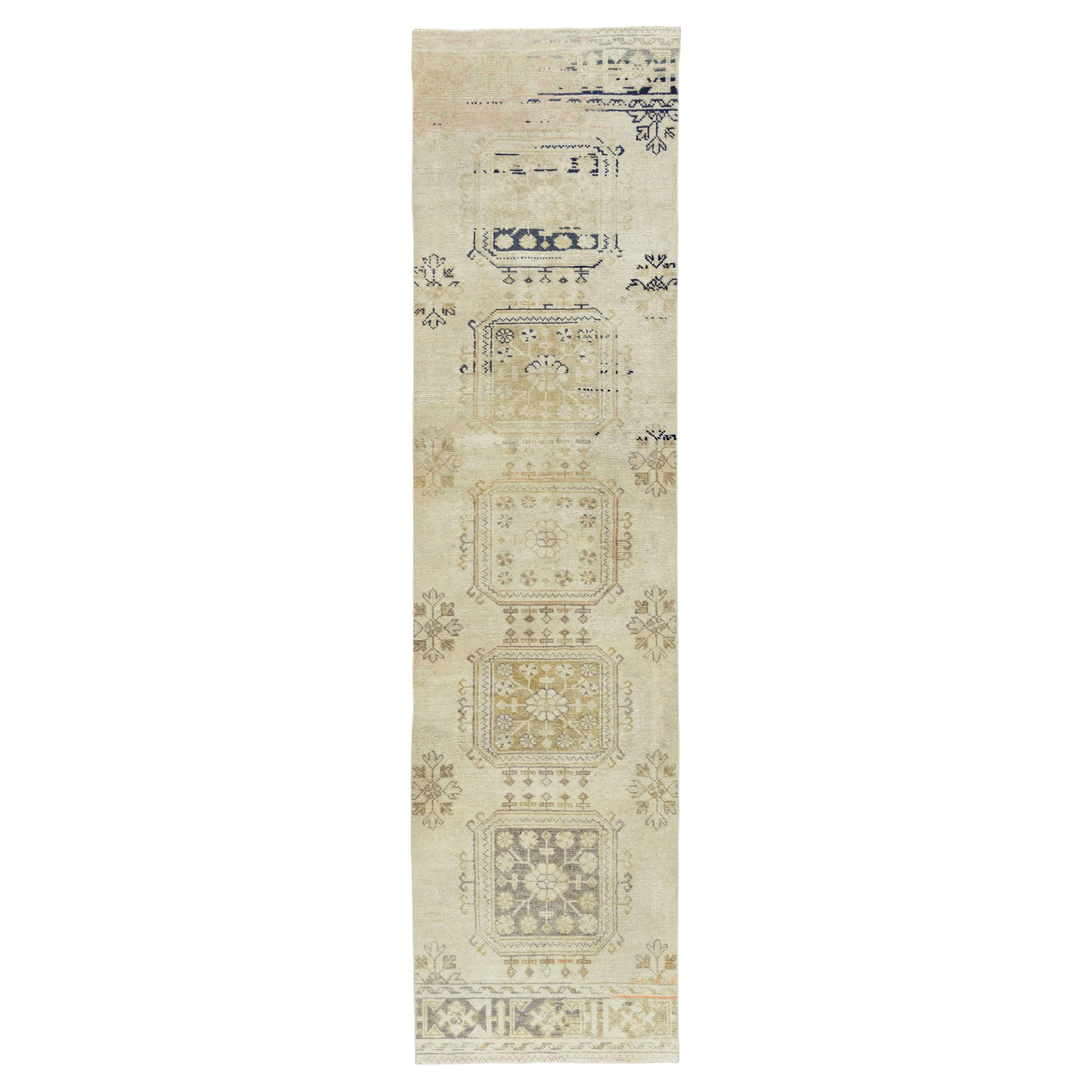 Galerie Shabab Collection Mid-20th Century Turkish Anatolian Runner For Sale