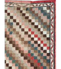 Galerie Shabab : Tapis carré turc d'Anatolie, milieu du XXe siècle