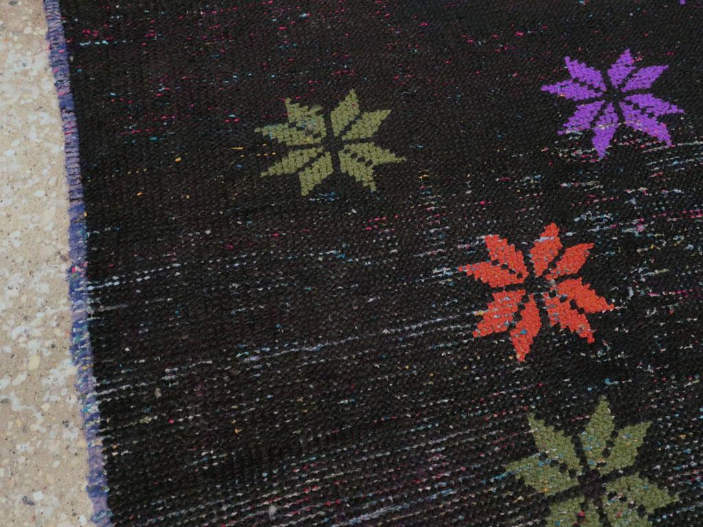 Mid-Century Modern Galerie Shabab Collection Mid-20th Century Turkish Anatolian Throw Rug For Sale