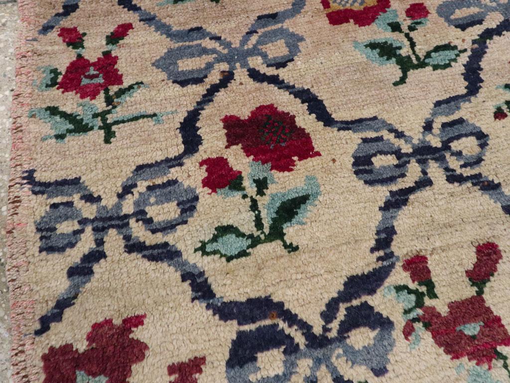 Colección Galerie Shabab Alfombra Turca de Anatolia de mediados del siglo XX Rústico en venta