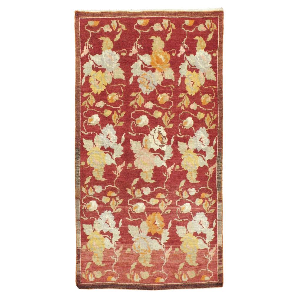 Colección Galerie Shabab Alfombra Turca de Anatolia de mediados del siglo XX