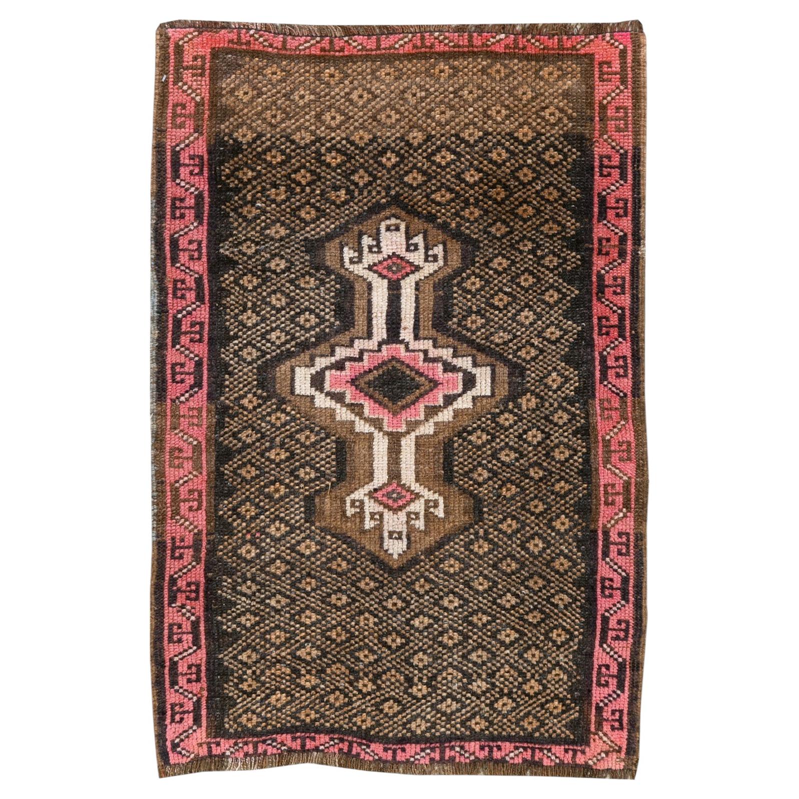 Galerie Shabab Collection Mid-20th Century Turkish Anatolian Throw Rug