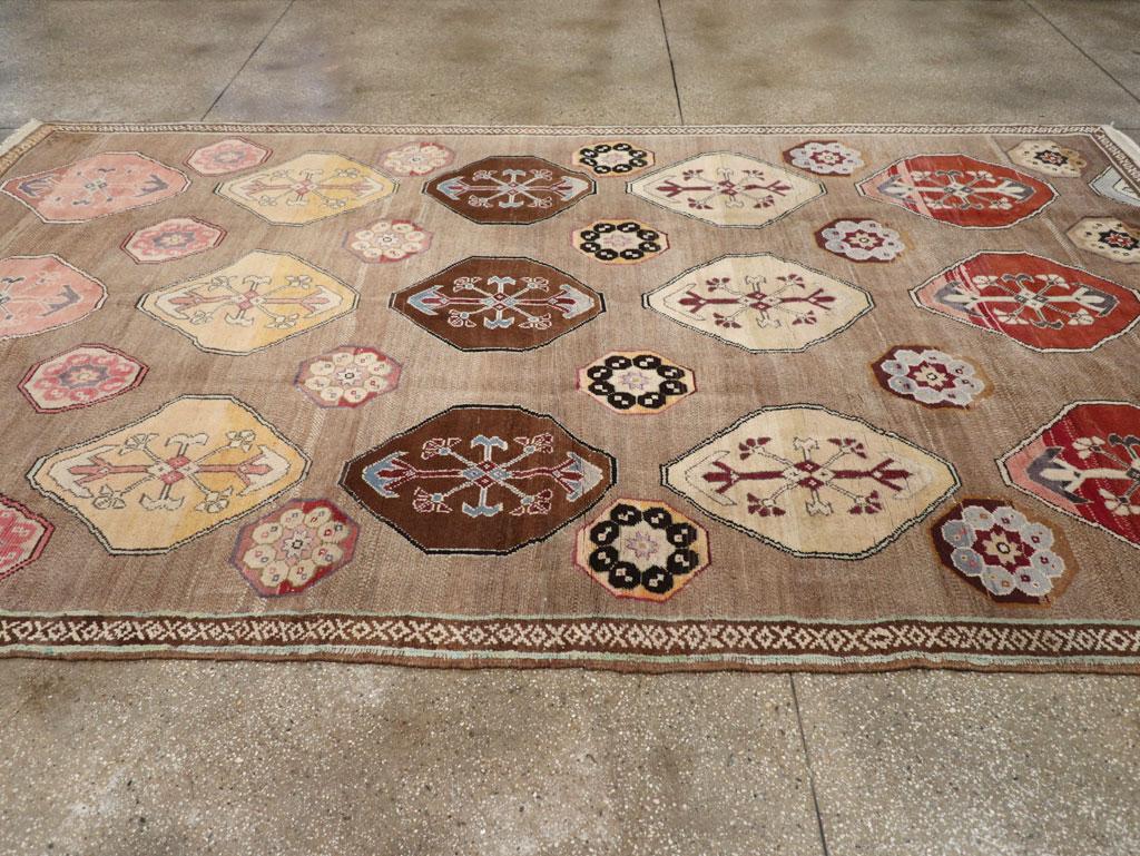 Galerie Shabab Collection Mid-20th Century Turkish Anatolian Tribal Carpet In Excellent Condition For Sale In New York, NY