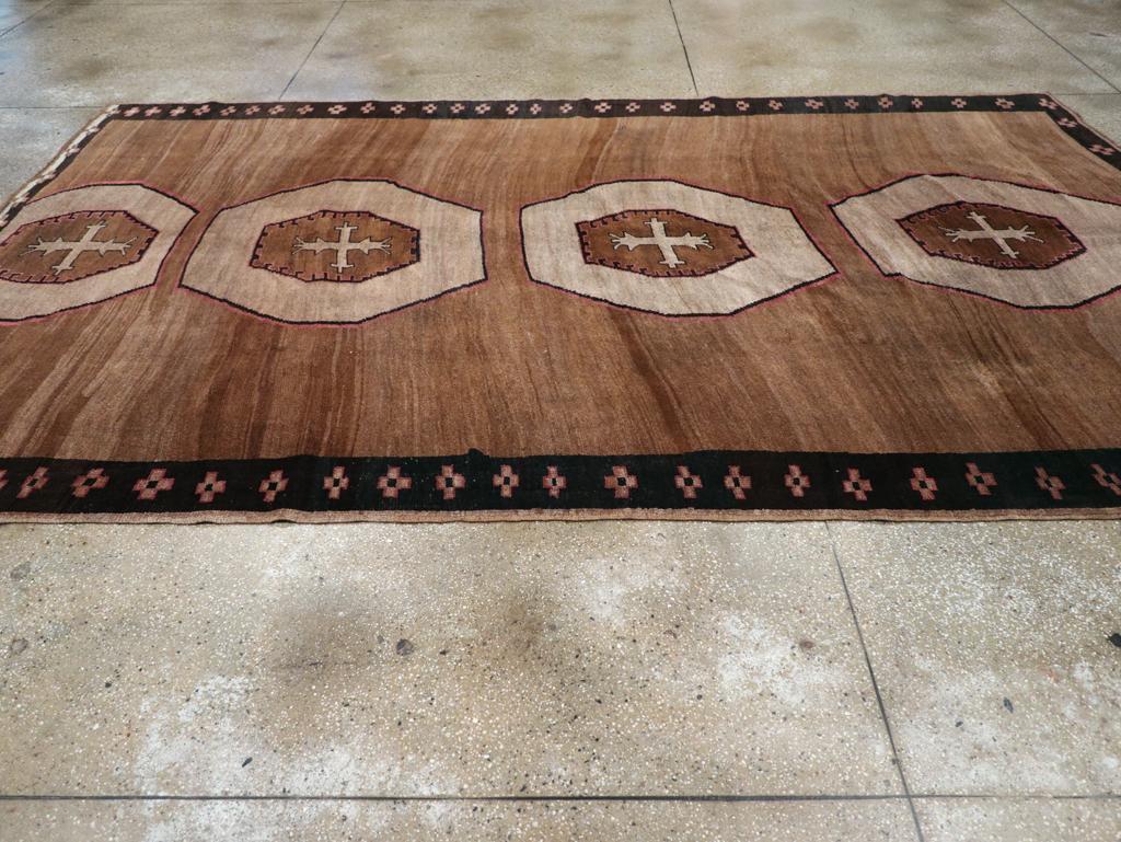 Galerie Shabab Collection Mid-20th Century Turkish Anatolian Tribal Carpet In Excellent Condition For Sale In New York, NY