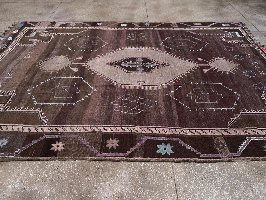 Galerie Shabab Collection Mid-20th Century Turkish Anatolian Tribal Carpet In Excellent Condition For Sale In New York, NY