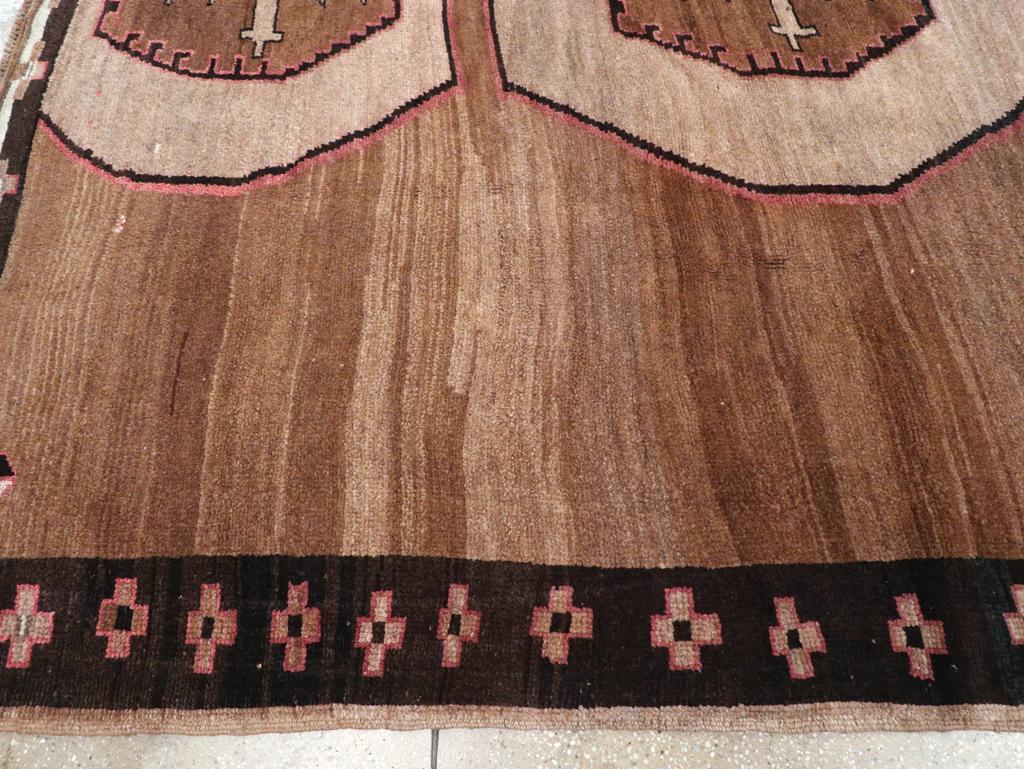 Wool Galerie Shabab Collection Mid-20th Century Turkish Anatolian Tribal Carpet For Sale