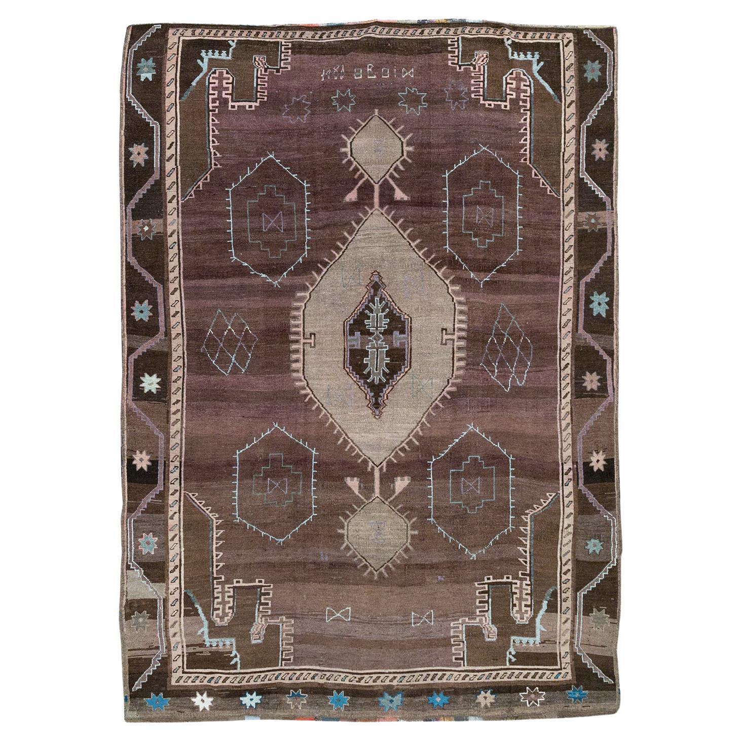 Galerie Shabab Collection Mid-20th Century Turkish Anatolian Tribal Carpet For Sale