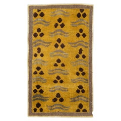 Galerie Shabab Collection Türkischer Art-Deco-Teppich aus der Mitte des 20.