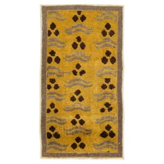 Galerie Shabab Collection Türkischer Art-Deco-Teppich aus der Mitte des 20.