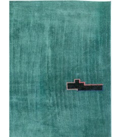 Galerie Shabab Collection Mid-20th Century Turkish Art Deco Style Carpet