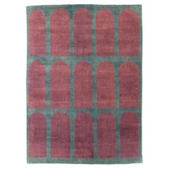 Galerie Shabab Collection Mid-20th Century Turkish Art Deco Style Carpet