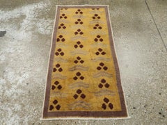 Galerie Shabab Collection Mid-20th Century Turkish Art Deco Throw Rug
