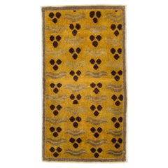 Galerie Shabab Collection Mitte des 20. Jahrhunderts Türkischer Art Deco Wurfteppich