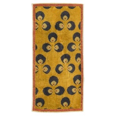 Galerie Shabab Collection Mitte des 20. Jahrhunderts Türkischer Art Deco Wurfteppich
