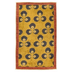 Galerie Shabab Collection Mid-20th Century Turkish Art Deco Throw Rug