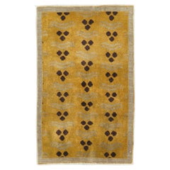 Galerie Shabab Collection Mitte des 20. Jahrhunderts Türkischer Art Deco Wurfteppich