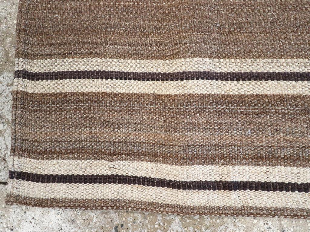 Galerie Shabab Collection Mid-20th Century Turkish Flatweave Kilim Runner In Excellent Condition For Sale In New York, NY