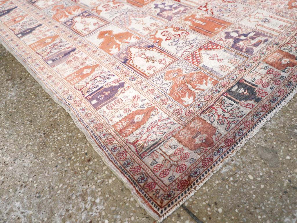 Colección Galerie Shabab Alfombra turca Kayseri de mediados del siglo XX Lana en venta