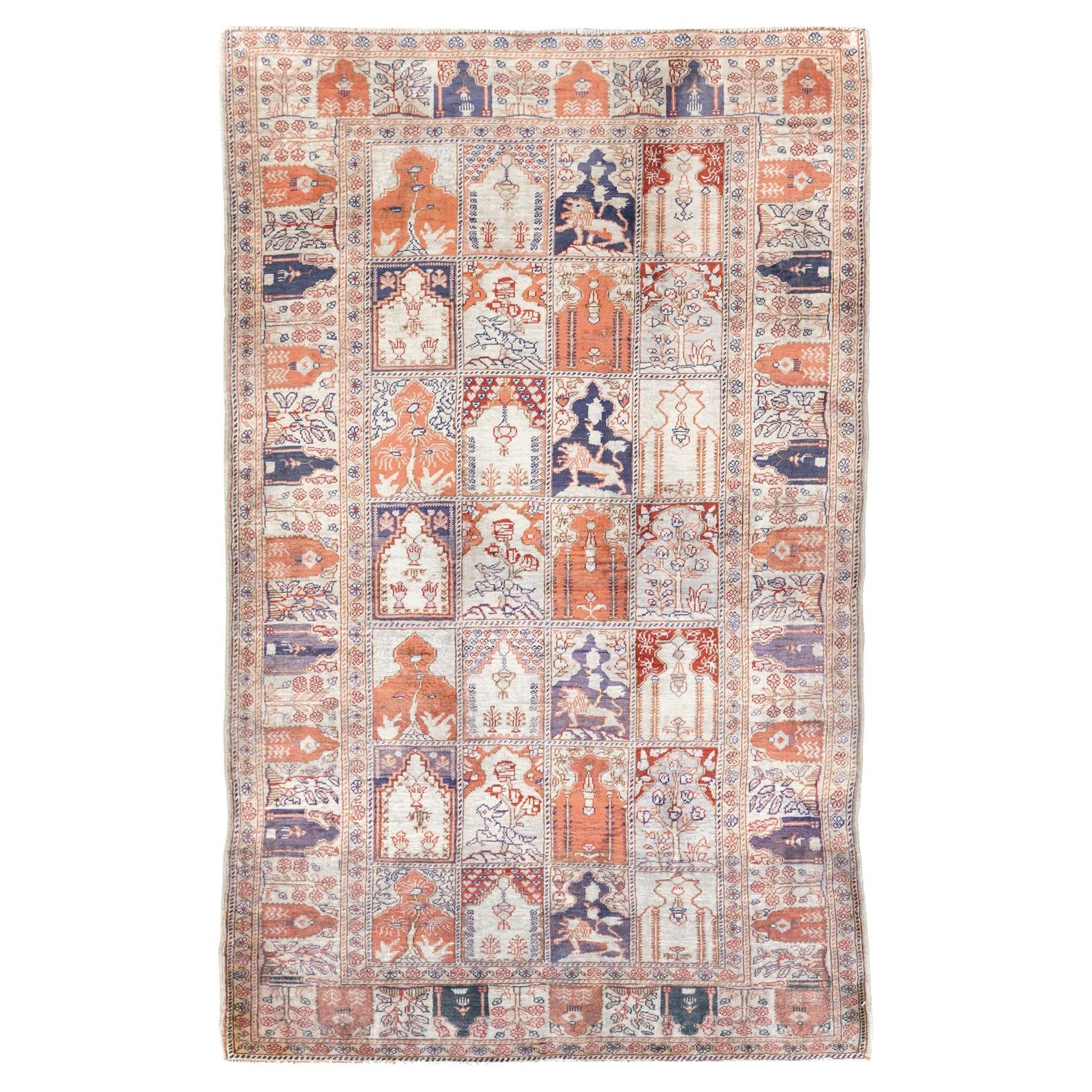 Colección Galerie Shabab Alfombra turca Kayseri de mediados del siglo XX en venta