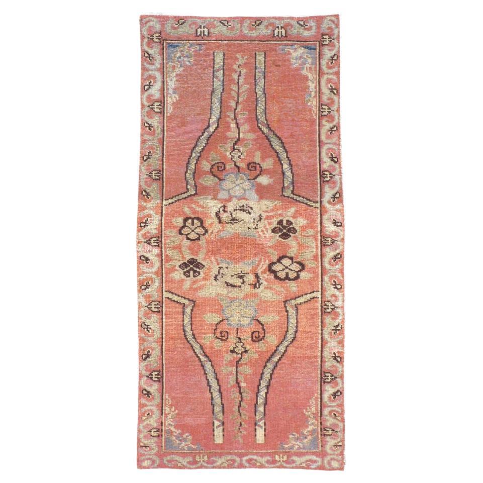 Colección Galerie Shabab Alfombra turca Oushak de mediados del siglo XX