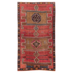 Vintage Mid-20th Century Turkish Tribal Room Size Carpet